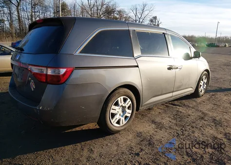 2012 Honda Odyssey Lx из США, поврежденный, VIN 5FNRL5H2XCB114837